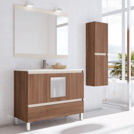 PEC: MUEBLE ARAS 100 CM CON ENCIMERA