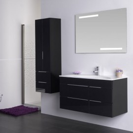 MUEBLE DE BAÑO AVINA 100 CM NEGRO
