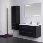 MUEBLE DE BAÑO AVINA 100 CM NEGRO